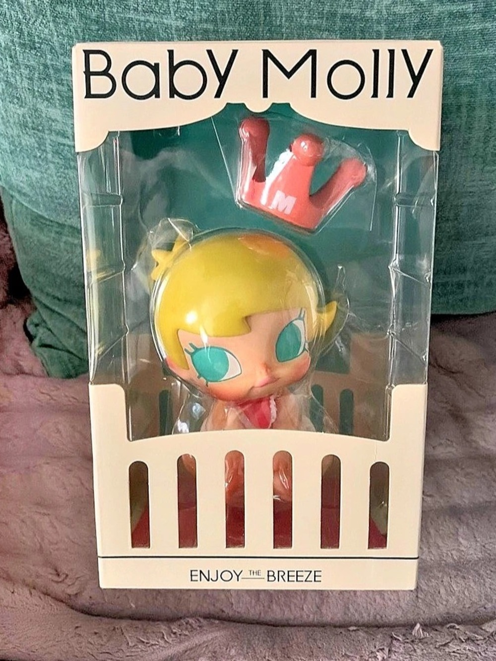 POP MART Baby Molly Enjoy the Breeze Figurine Yellow & Red NWT
